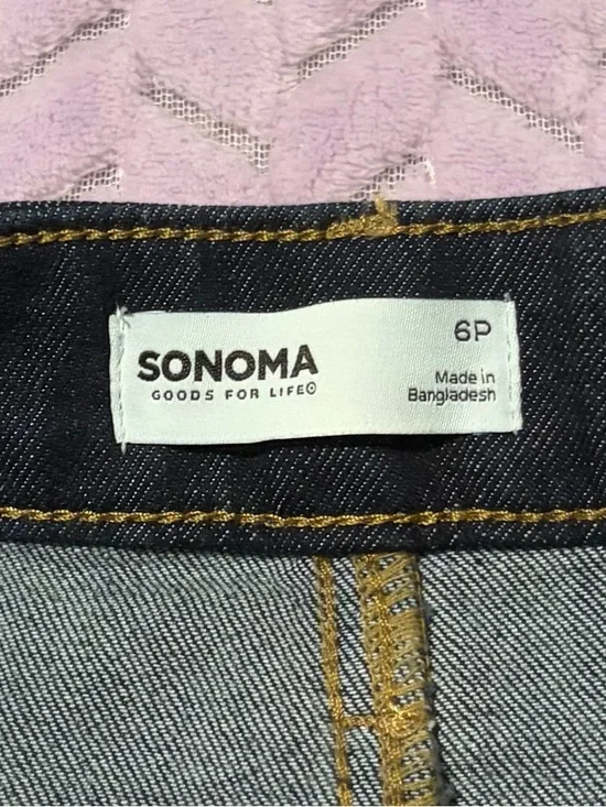 Sonoma Khol’s Dark Blue Women’s Wide-Leg Jeans - Picture 3 of 4